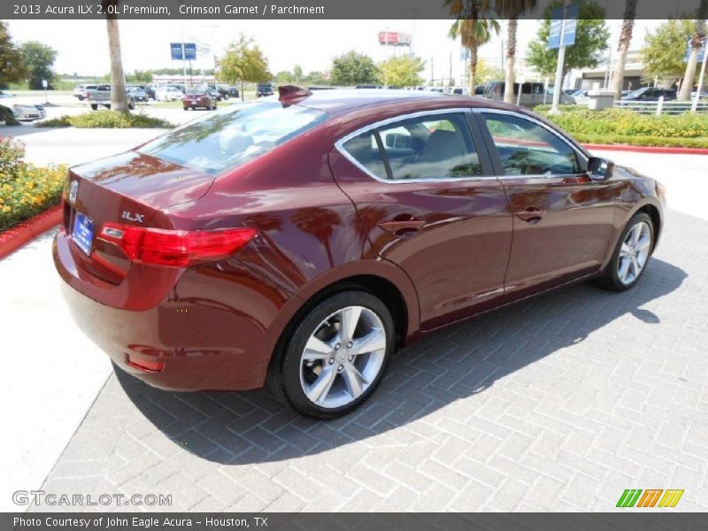 Crimson Garnet / Parchment 2013 Acura ILX 2.0L Premium