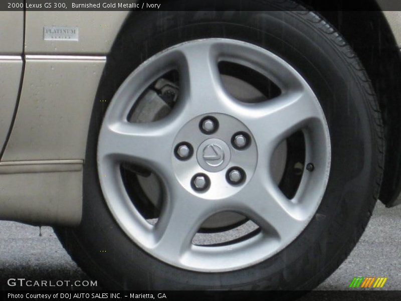 Burnished Gold Metallic / Ivory 2000 Lexus GS 300