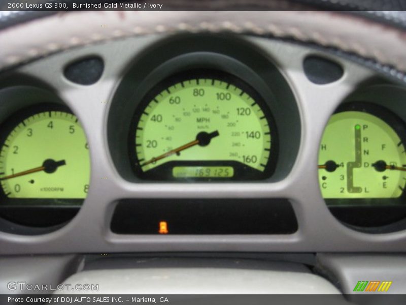 Burnished Gold Metallic / Ivory 2000 Lexus GS 300
