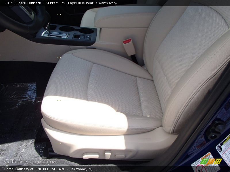 Lapis Blue Pearl / Warm Ivory 2015 Subaru Outback 2.5i Premium
