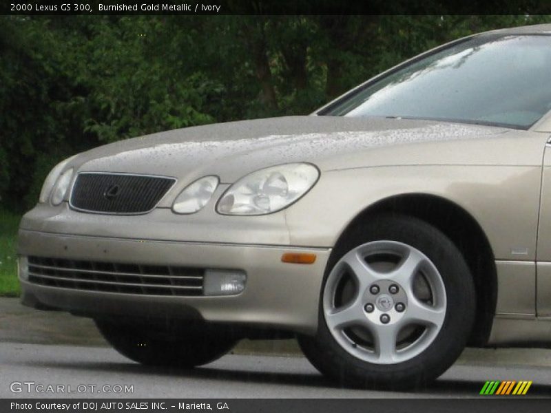 Burnished Gold Metallic / Ivory 2000 Lexus GS 300