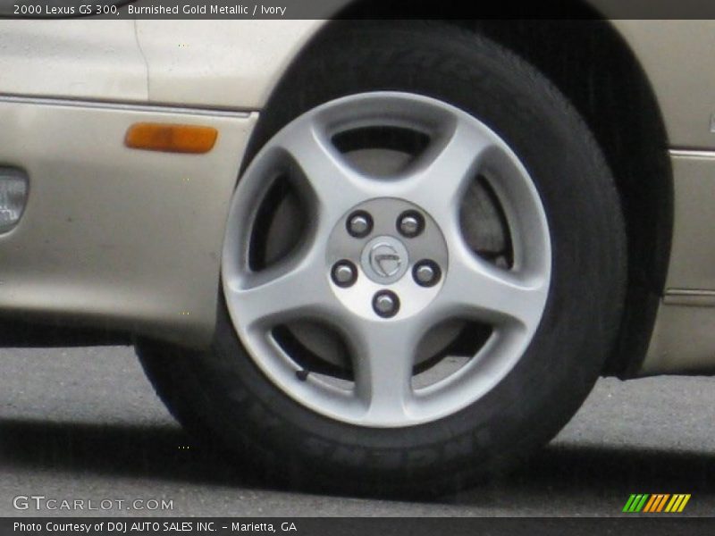 Burnished Gold Metallic / Ivory 2000 Lexus GS 300
