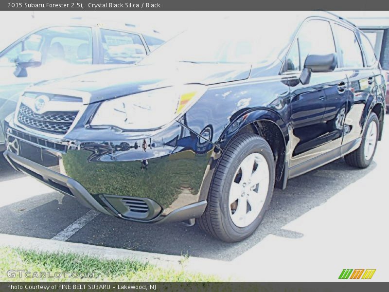 Crystal Black Silica / Black 2015 Subaru Forester 2.5i