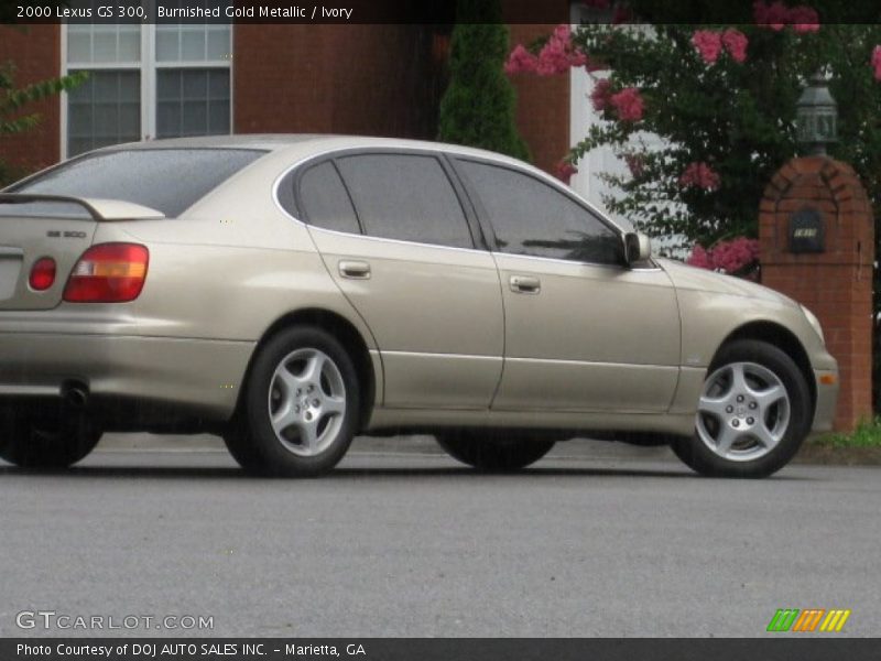 Burnished Gold Metallic / Ivory 2000 Lexus GS 300
