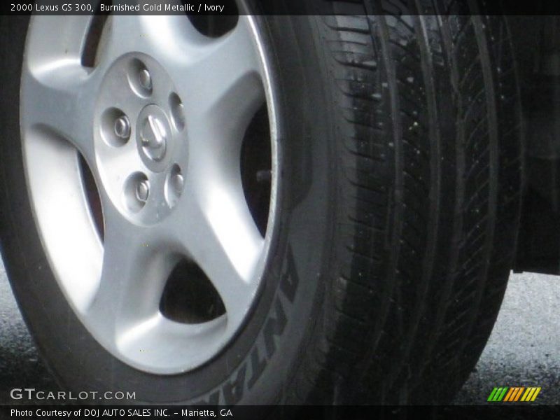 Burnished Gold Metallic / Ivory 2000 Lexus GS 300