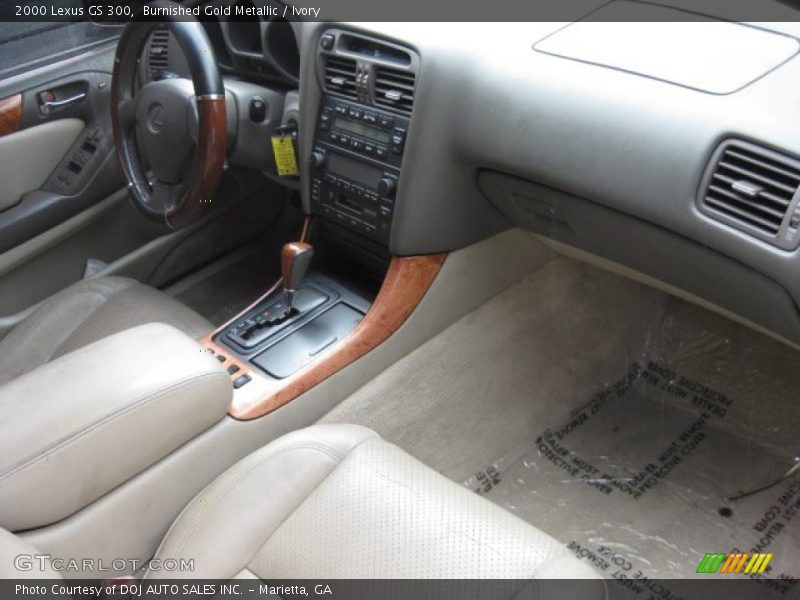 Burnished Gold Metallic / Ivory 2000 Lexus GS 300