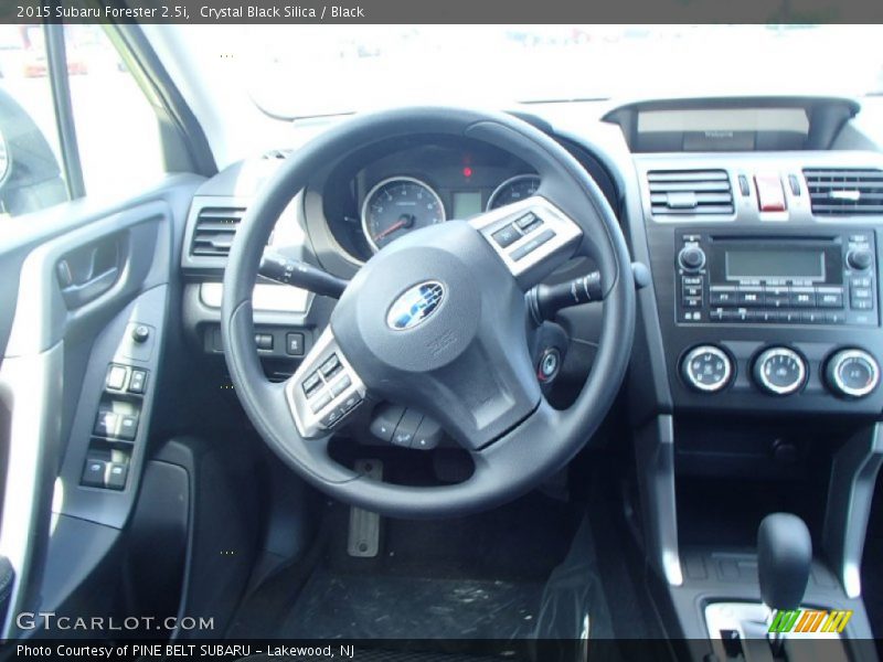 Crystal Black Silica / Black 2015 Subaru Forester 2.5i