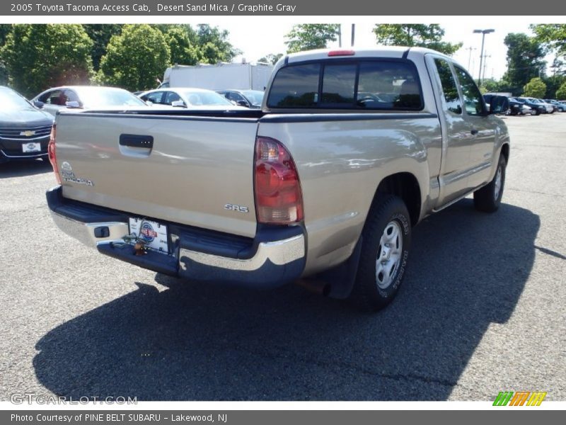 Desert Sand Mica / Graphite Gray 2005 Toyota Tacoma Access Cab