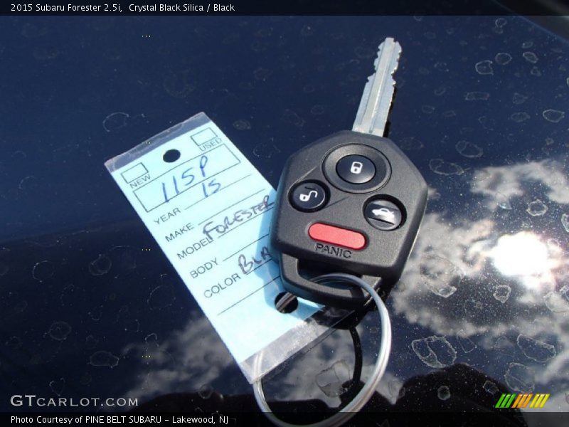 Crystal Black Silica / Black 2015 Subaru Forester 2.5i
