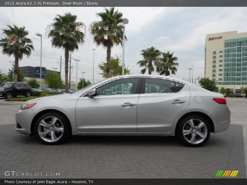 Silver Moon / Ebony 2013 Acura ILX 2.0L Premium