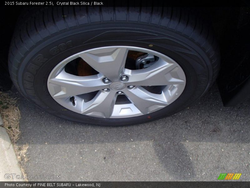 Crystal Black Silica / Black 2015 Subaru Forester 2.5i
