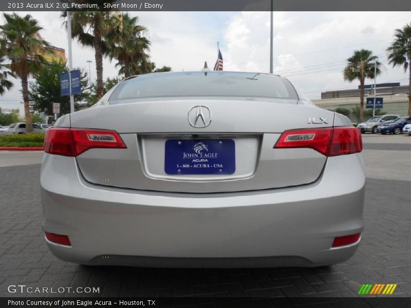 Silver Moon / Ebony 2013 Acura ILX 2.0L Premium