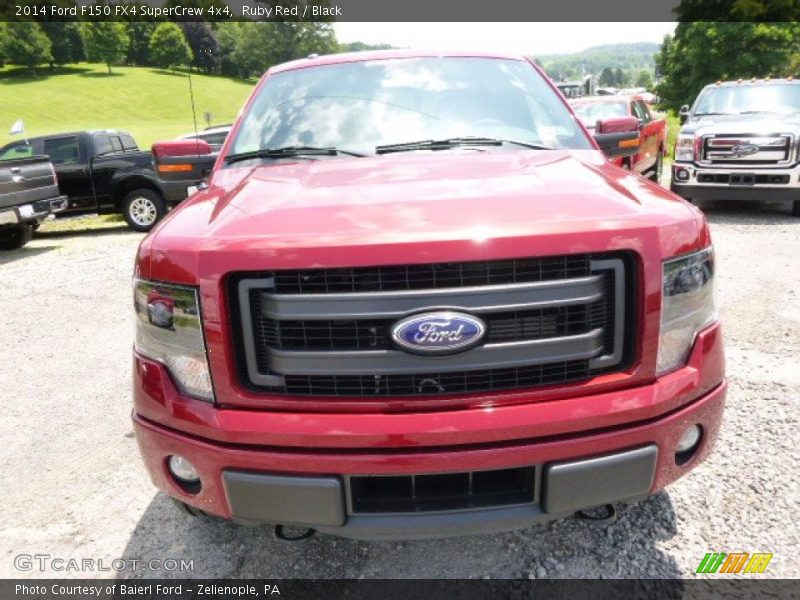 Ruby Red / Black 2014 Ford F150 FX4 SuperCrew 4x4