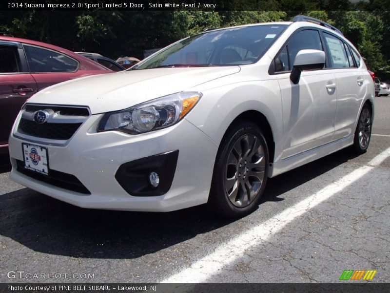 Satin White Pearl / Ivory 2014 Subaru Impreza 2.0i Sport Limited 5 Door