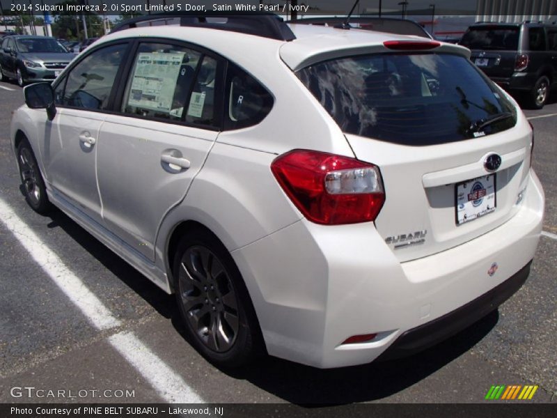 Satin White Pearl / Ivory 2014 Subaru Impreza 2.0i Sport Limited 5 Door
