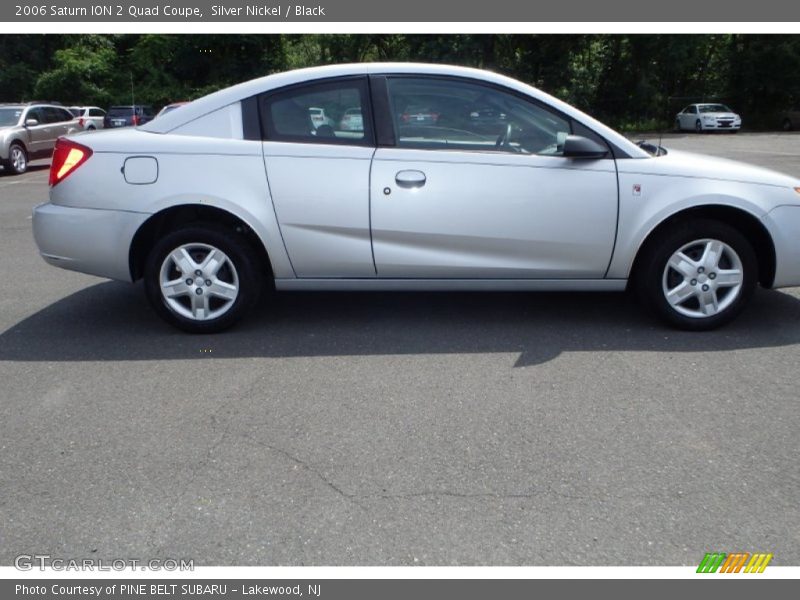 Silver Nickel / Black 2006 Saturn ION 2 Quad Coupe