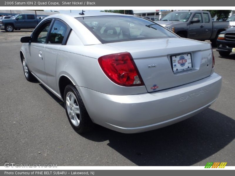 Silver Nickel / Black 2006 Saturn ION 2 Quad Coupe