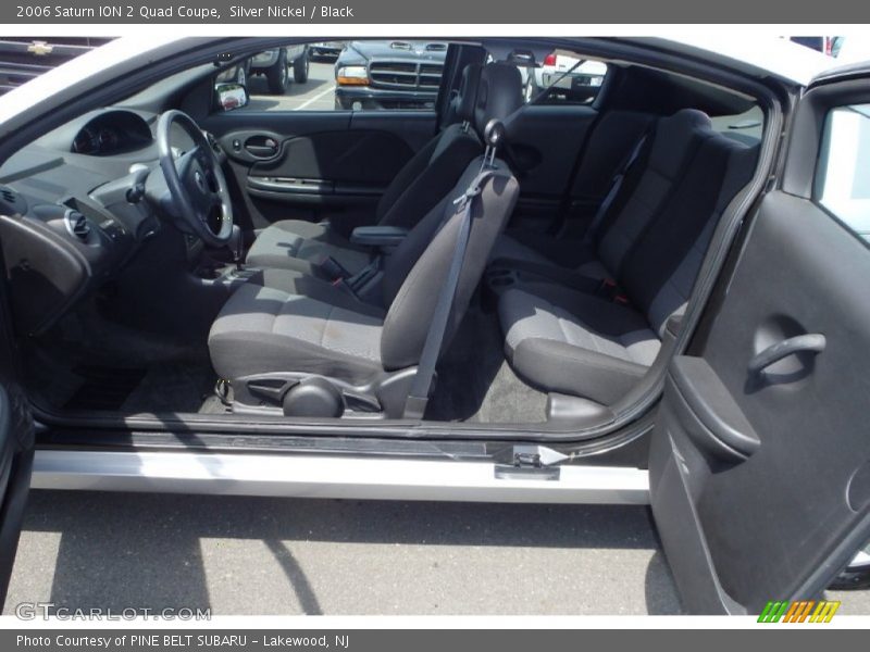 Silver Nickel / Black 2006 Saturn ION 2 Quad Coupe