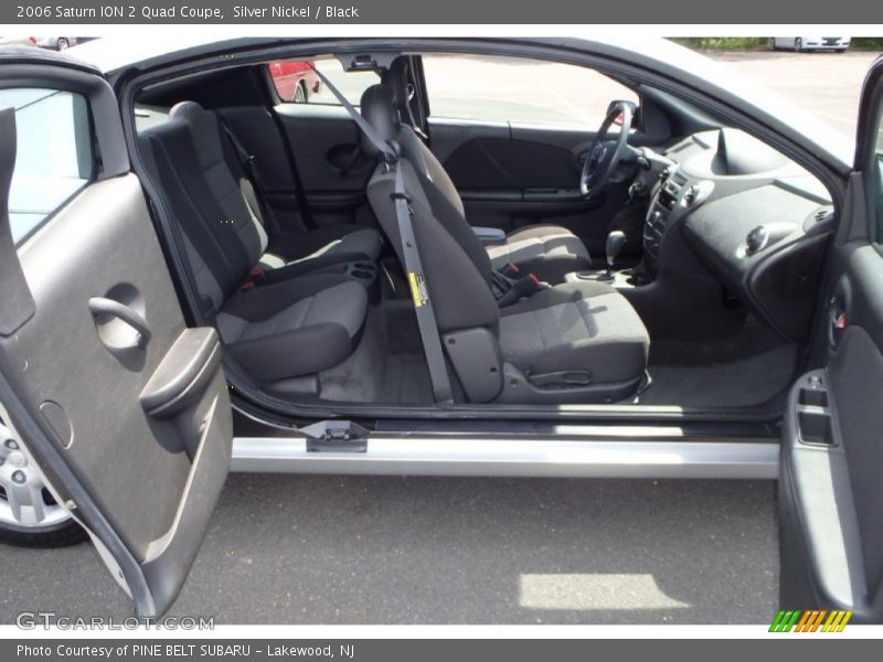 Silver Nickel / Black 2006 Saturn ION 2 Quad Coupe