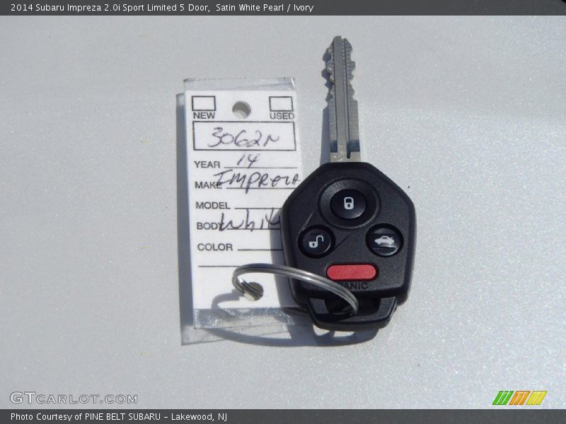 Satin White Pearl / Ivory 2014 Subaru Impreza 2.0i Sport Limited 5 Door