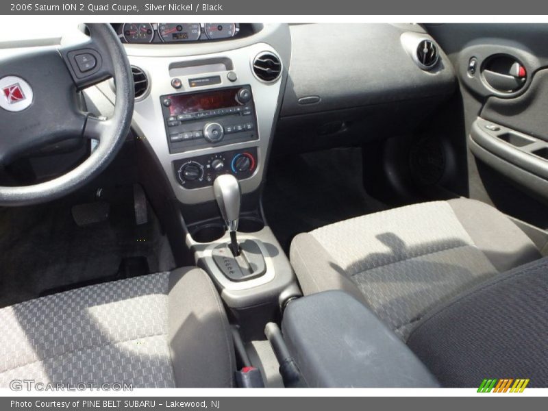 Silver Nickel / Black 2006 Saturn ION 2 Quad Coupe