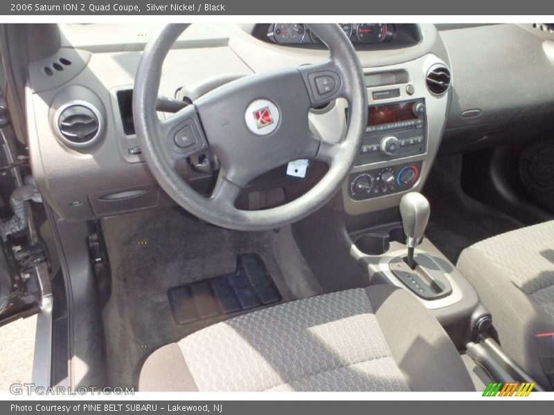 Silver Nickel / Black 2006 Saturn ION 2 Quad Coupe