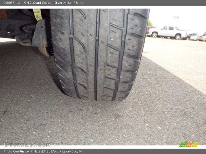 Silver Nickel / Black 2006 Saturn ION 2 Quad Coupe