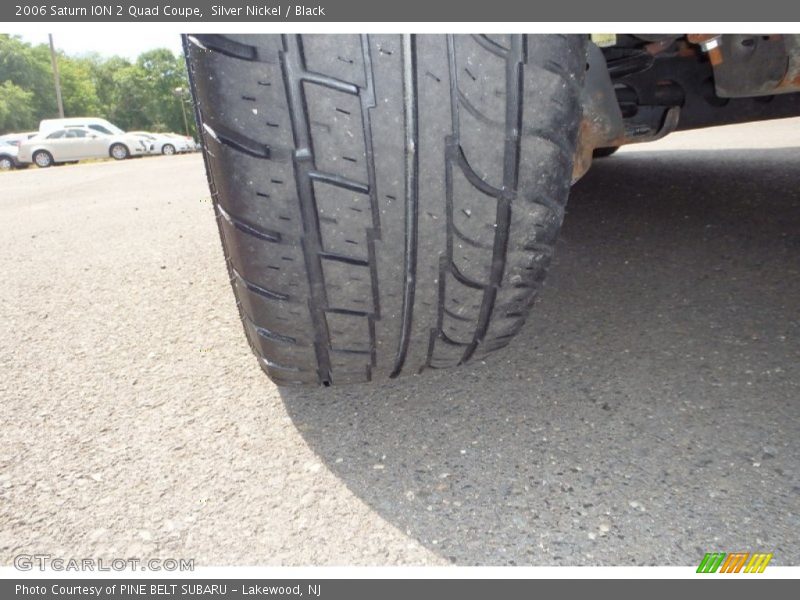 Silver Nickel / Black 2006 Saturn ION 2 Quad Coupe