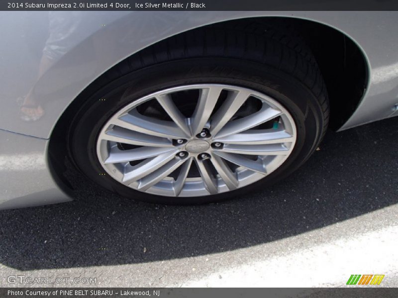 Ice Silver Metallic / Black 2014 Subaru Impreza 2.0i Limited 4 Door