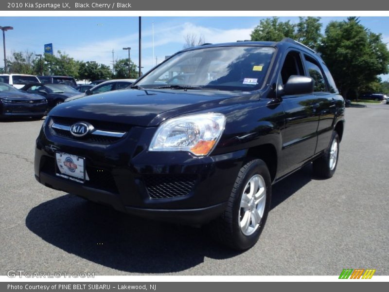 Black Cherry / Black 2010 Kia Sportage LX