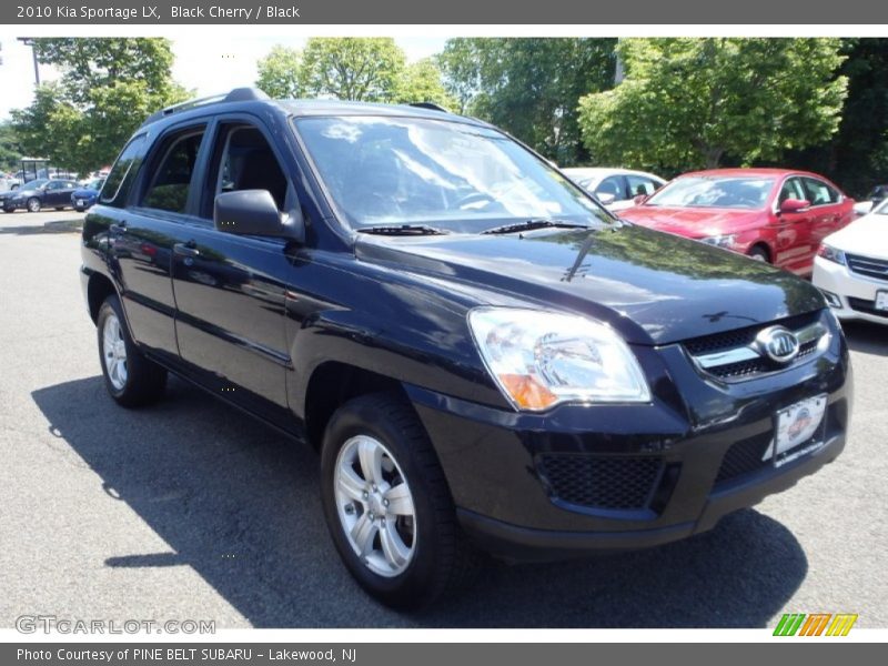 Black Cherry / Black 2010 Kia Sportage LX