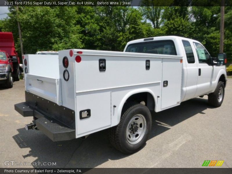 Oxford White / Steel 2015 Ford F350 Super Duty XL Super Cab 4x4 Utility