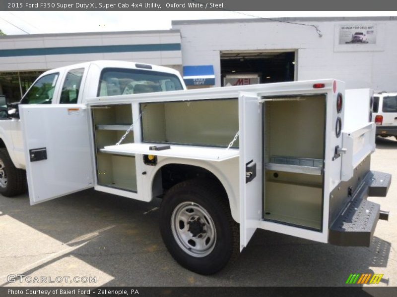 Oxford White / Steel 2015 Ford F350 Super Duty XL Super Cab 4x4 Utility