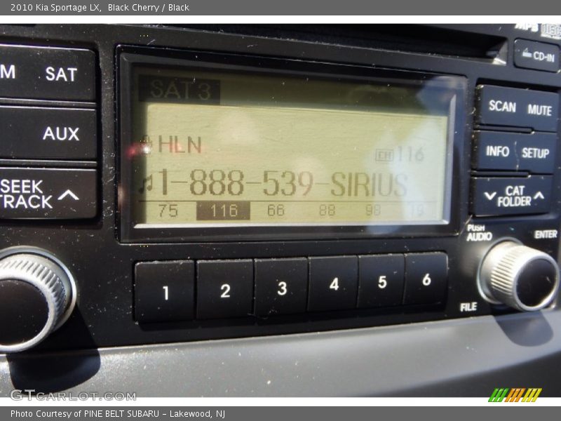 Black Cherry / Black 2010 Kia Sportage LX