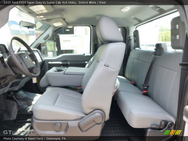 Oxford White / Steel 2015 Ford F350 Super Duty XL Super Cab 4x4 Utility