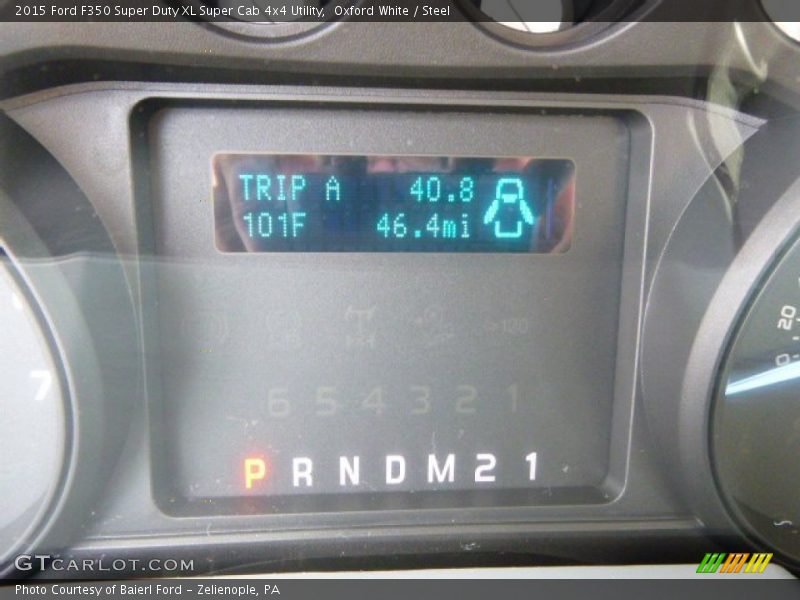 Oxford White / Steel 2015 Ford F350 Super Duty XL Super Cab 4x4 Utility