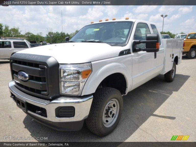 Oxford White / Steel 2015 Ford F250 Super Duty XL Super Cab 4x4 Utility