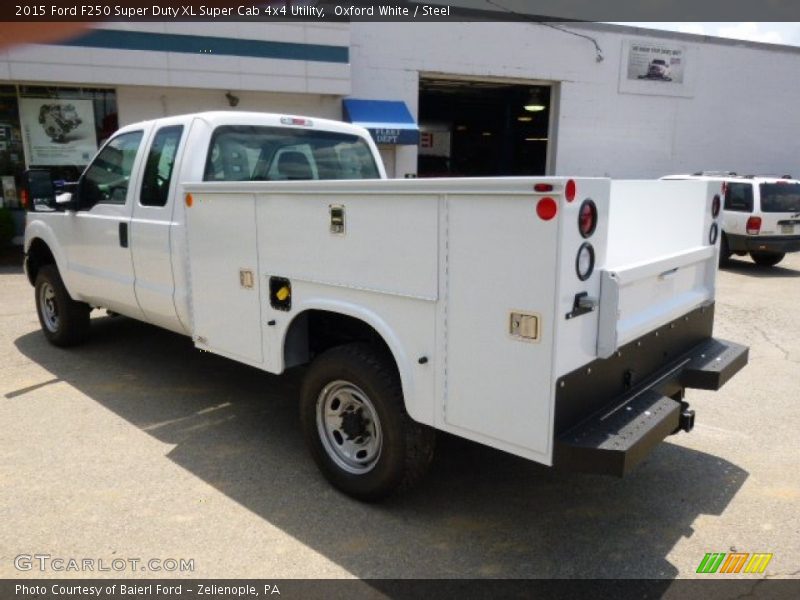 Oxford White / Steel 2015 Ford F250 Super Duty XL Super Cab 4x4 Utility