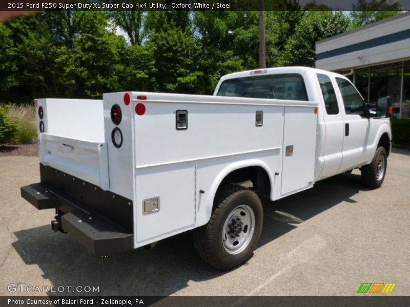 Oxford White / Steel 2015 Ford F250 Super Duty XL Super Cab 4x4 Utility