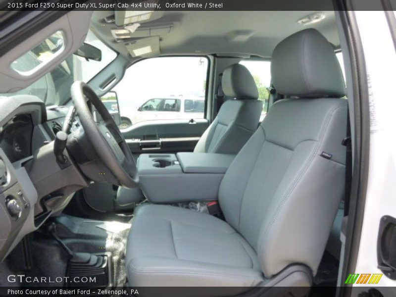 Oxford White / Steel 2015 Ford F250 Super Duty XL Super Cab 4x4 Utility