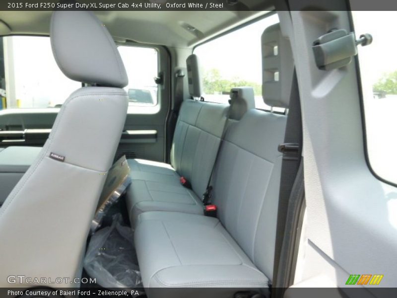 Oxford White / Steel 2015 Ford F250 Super Duty XL Super Cab 4x4 Utility