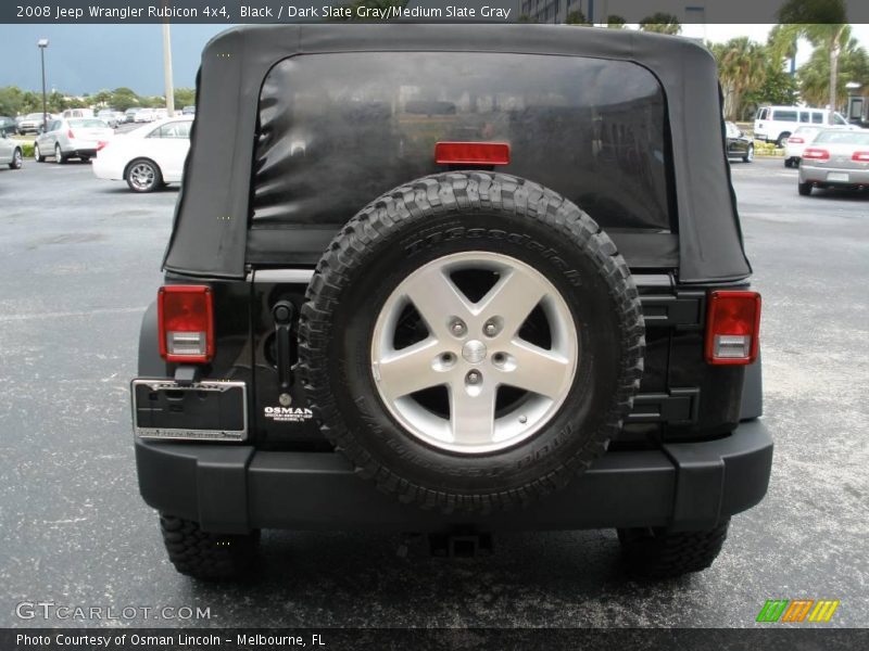 Black / Dark Slate Gray/Medium Slate Gray 2008 Jeep Wrangler Rubicon 4x4