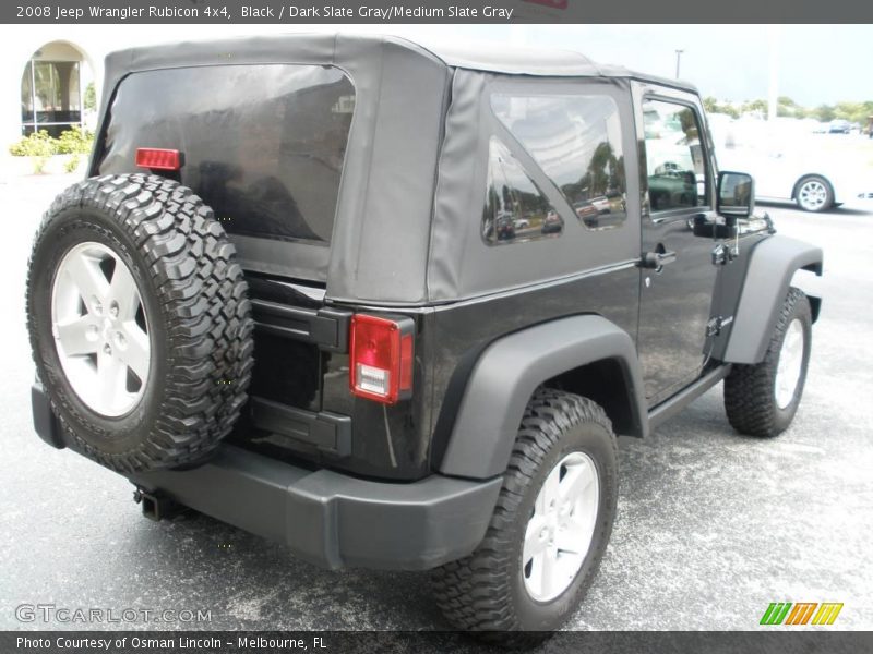 Black / Dark Slate Gray/Medium Slate Gray 2008 Jeep Wrangler Rubicon 4x4