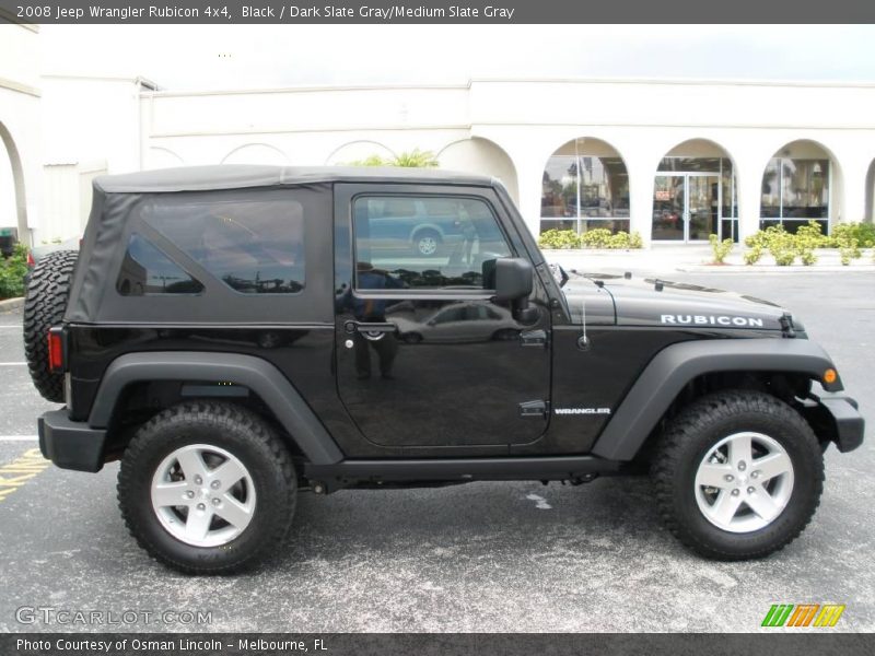 Black / Dark Slate Gray/Medium Slate Gray 2008 Jeep Wrangler Rubicon 4x4