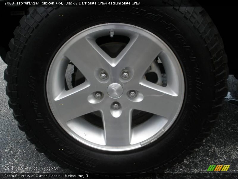 Black / Dark Slate Gray/Medium Slate Gray 2008 Jeep Wrangler Rubicon 4x4