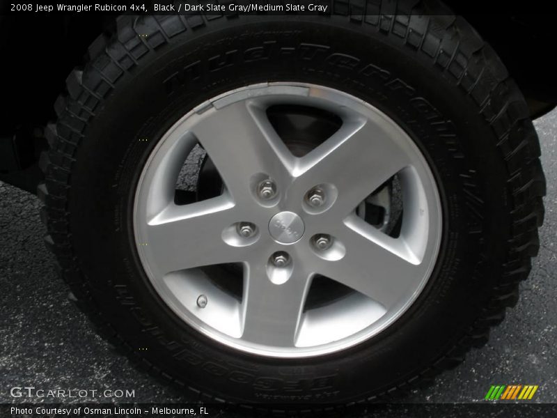 Black / Dark Slate Gray/Medium Slate Gray 2008 Jeep Wrangler Rubicon 4x4