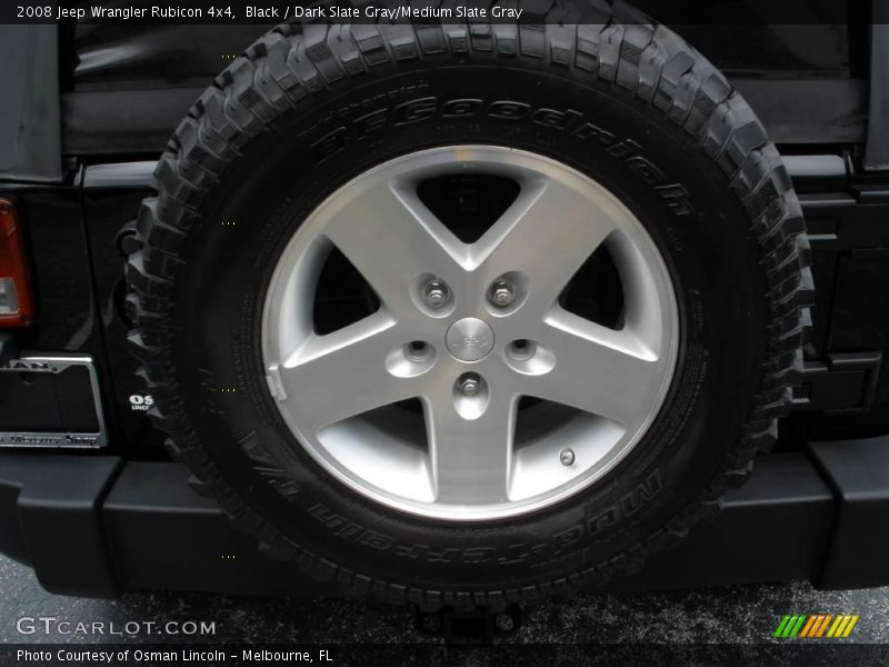 Black / Dark Slate Gray/Medium Slate Gray 2008 Jeep Wrangler Rubicon 4x4