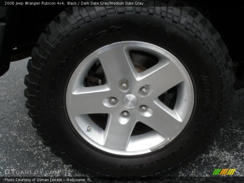 Black / Dark Slate Gray/Medium Slate Gray 2008 Jeep Wrangler Rubicon 4x4