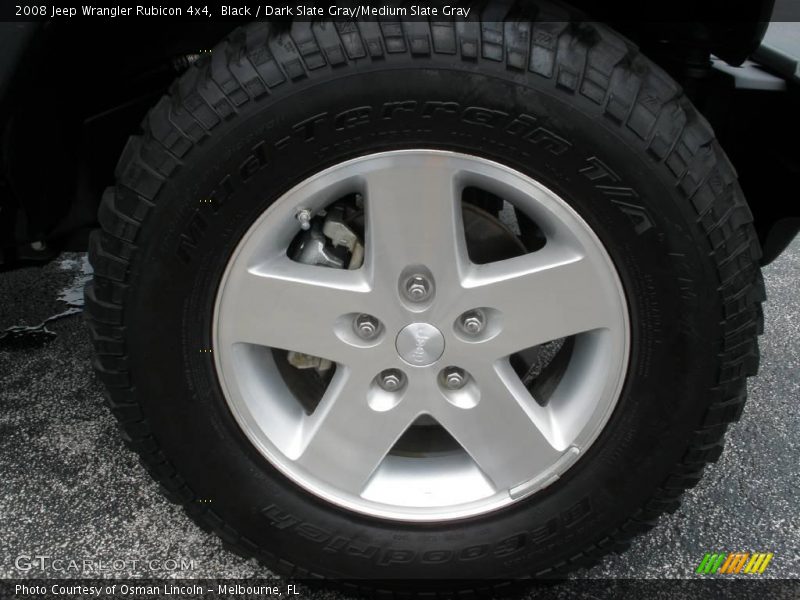 Black / Dark Slate Gray/Medium Slate Gray 2008 Jeep Wrangler Rubicon 4x4