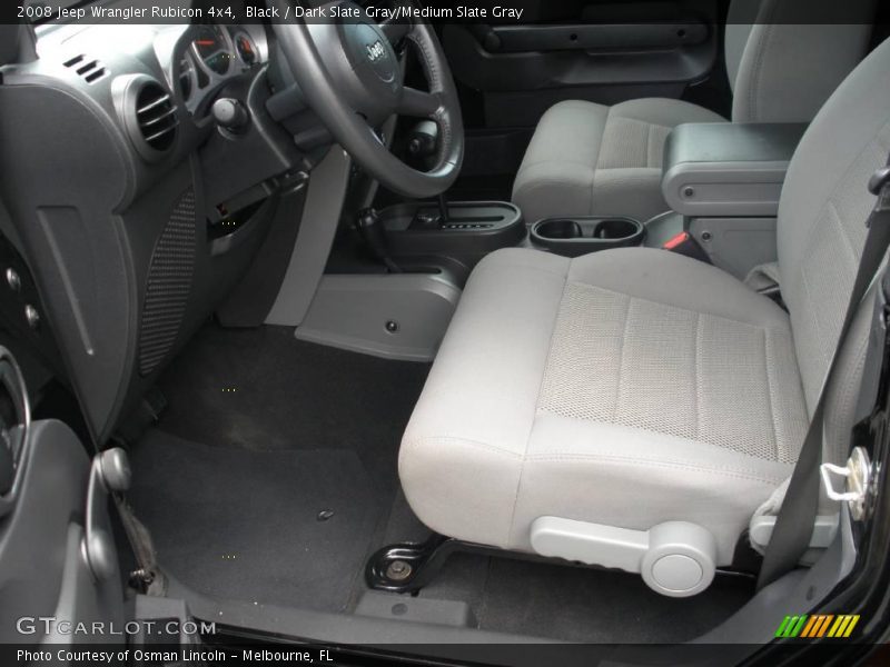 Black / Dark Slate Gray/Medium Slate Gray 2008 Jeep Wrangler Rubicon 4x4